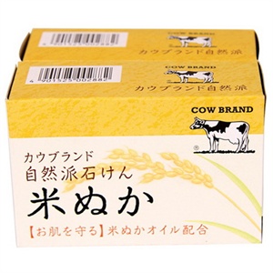 Cow 牛牌 自然派洁面皂（米糠） 100g*2
