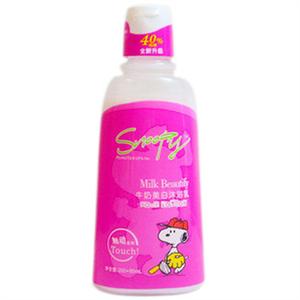 史努比 牛奶美白沐浴乳200ml+80ml