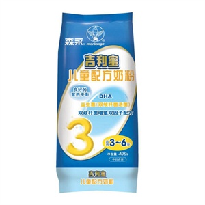 森永 吉利蜜幼童配方奶粉3段 400g(3岁～6岁)