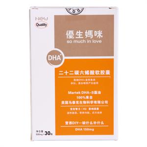 优生妈咪 DHA软胶囊妈妈混合油500mg*30粒/盒