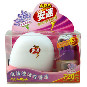 安速 电热液体蚊香器套装熏衣草香型(1*36)