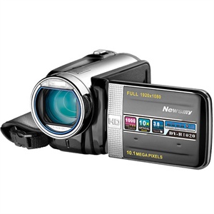 【当当销售配送】纽曼(Newsmy)摄像机 DV-R1020 1000万CMOS传感器 1080P全高清动态影像 10倍光学变焦 4倍数码变焦 3.0英寸LCD