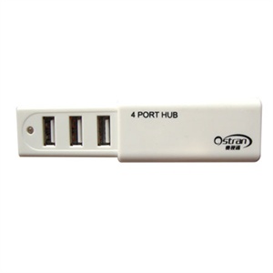 奥视通 OST-399 巧克力HUB（迷你HUB 抽拉防尘设计 USB2.0 白色）