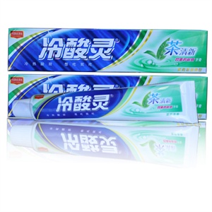 冷酸灵 茶清新双重抗敏感牙膏110g 2支装
