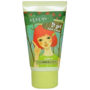 The face shop 菲诗小铺 可爱女孩苹果柔润护手霜