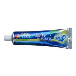 佳洁士炫白+柠檬茶爽牙膏180克