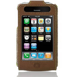 贝尔金 iPhone 3GS 毛绒内衬环保雅士皮套