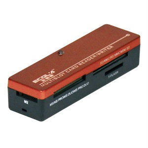 【当当自营】多彩口琴型USB2.0读卡器可读8GB CRD-HR019金橙色