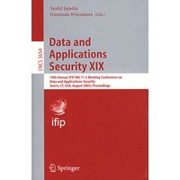 数据与应用安全 XIX /Data and Applications Security XIX