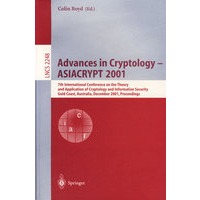 Advances in Cryptology - ASIACRYPT 2001-密码学进展 - ASIACRYPT 2001