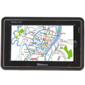 新科E203 GPS 导航仪 4.3寸屏 2G内存 FM调频发射 新版地图