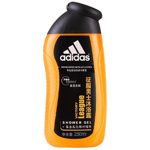 Adidas阿迪达斯 男士活力沐浴露-征服250ml