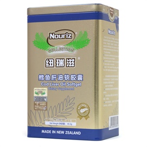 纽瑞滋鳕鱼肝油软胶囊650mg*70粒
