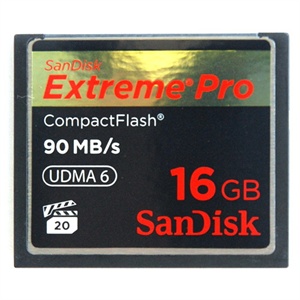 [当当销售配送]SanDisk 16GB 极速专业级CF存储卡（90MB/s）