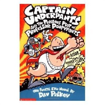 英文原版儿童书 captain underpants and the perilous plot of