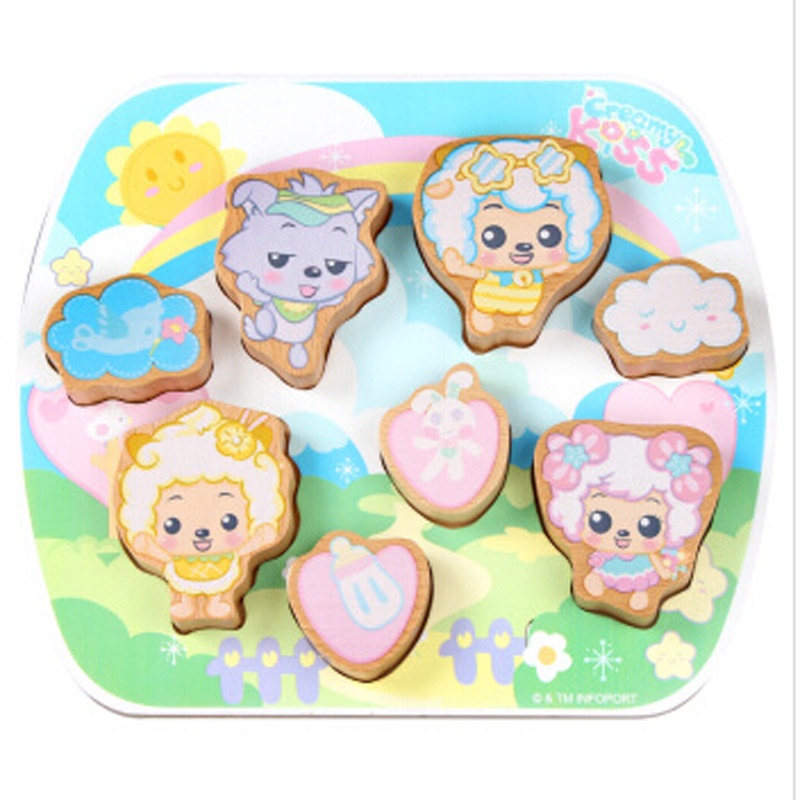 澳贝(AUBY)喜羊羊与灰太狼 卡通积木婴幼玩具