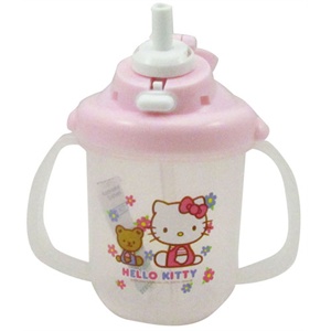Hello Kitty 附吸管双耳训练杯