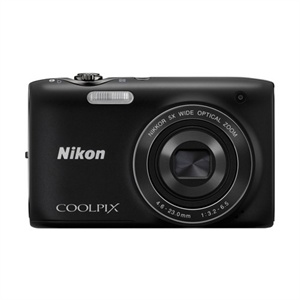 【当当自营】 Nikon尼康 COOLPIX S3100 便携数码相机 黑色（1400万像素 2.7寸屏 5倍光变 26mm广角）