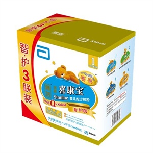 雅培金装智护喜康宝三联包400*3