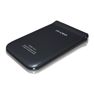 【当当自营】IT-CEO 高速移动硬盘盒 F6 2.5寸 sata usb3.0 黑