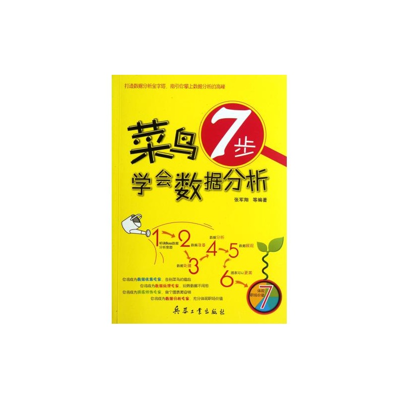 【菜鸟7步学会数据分析 张军翔 绝对正版图片