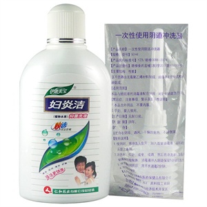 妇炎洁植物本草抑菌洗液380ml附赠冲洗器1只