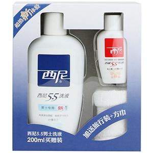 西尼 5.5洗液200ml男士型洗液礼盒装（加赠西妮5.5洗液30ml+方巾）