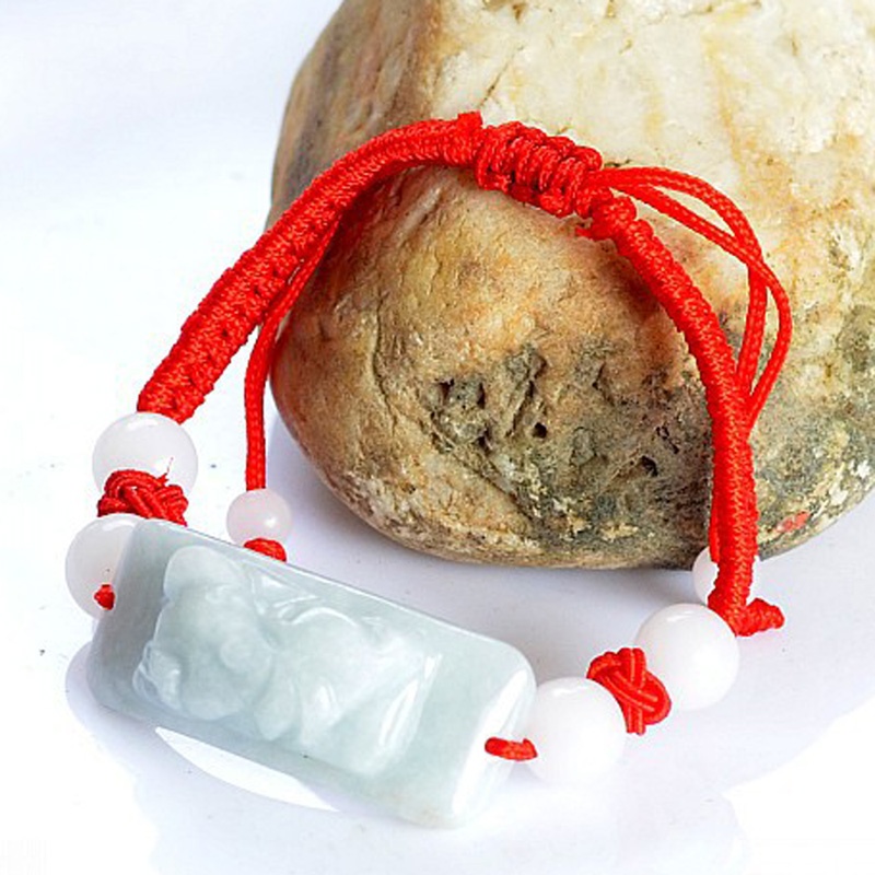 【霊韵轩 天然金刚绳貔貅手链 翡翠首饰图片】