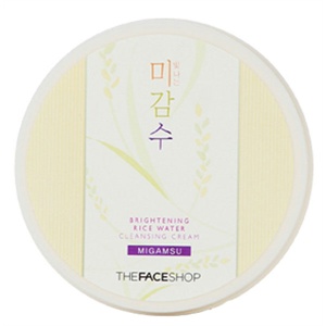 The face shop菲诗小铺米水亮白洁面霜