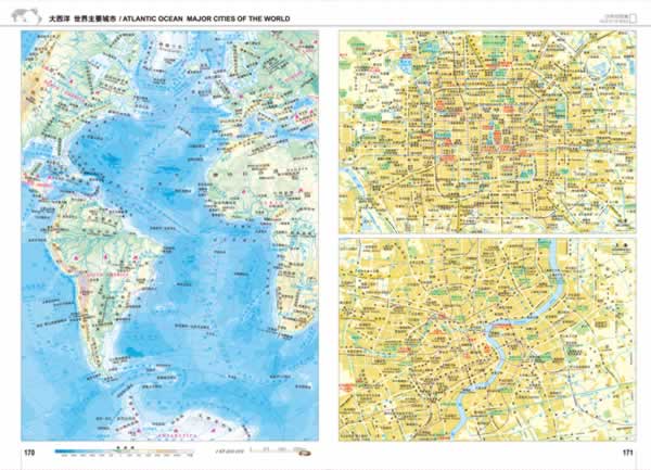 世界地图集(地形版)图片