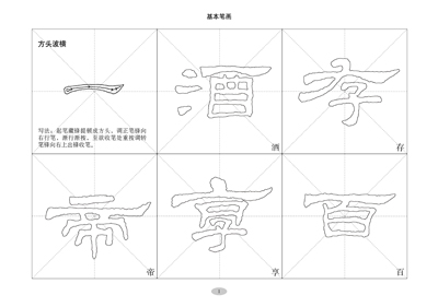 中学生隶书训练 描红本:《史晨碑》(上册)