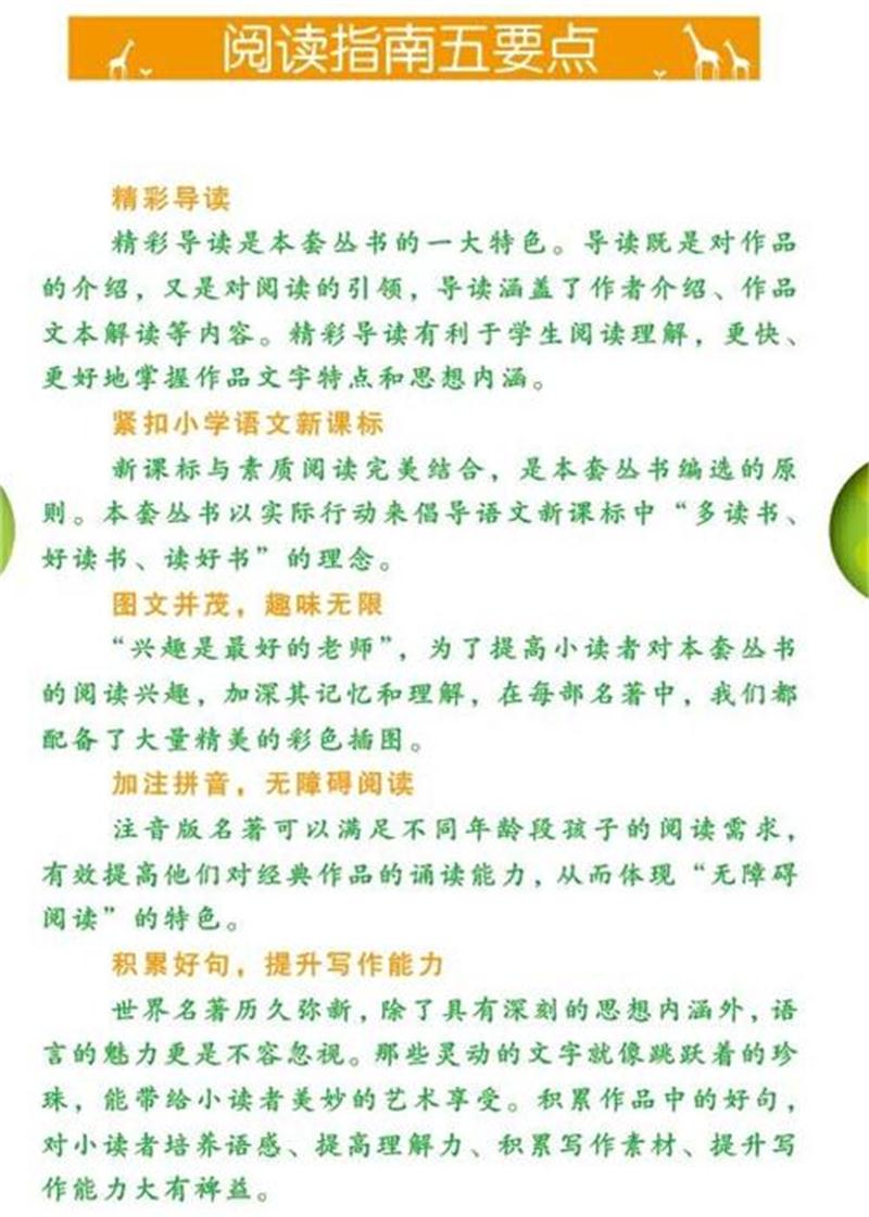 《安徒生童话 小学语文新课标必读导读注音版