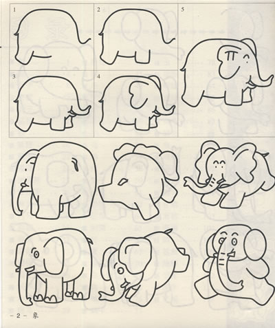 狐狸简笔画 _奶牛 简笔画 _瓢虫 简笔画 _海狮 简笔画