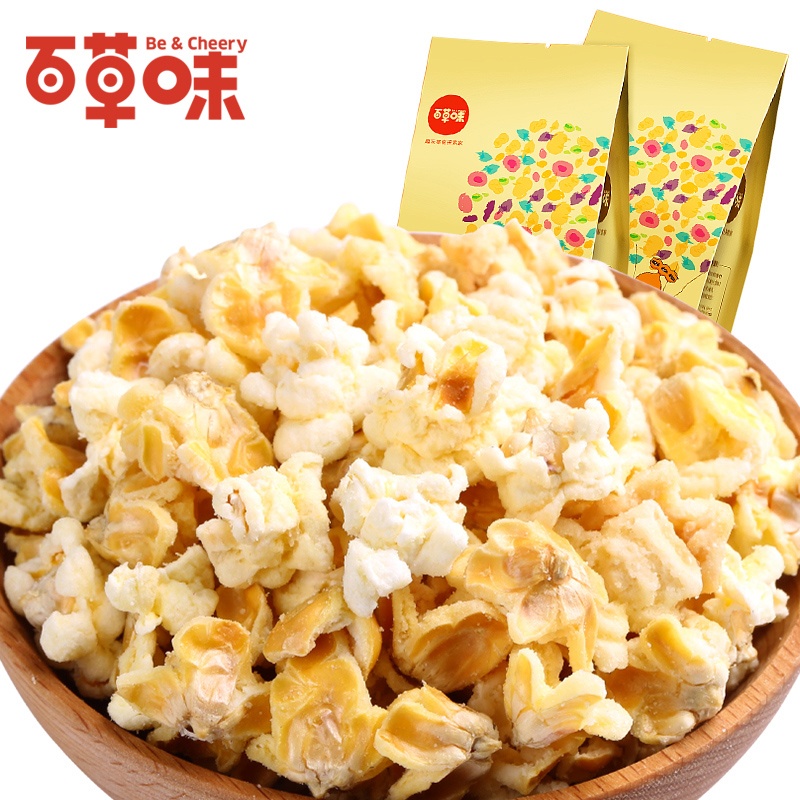 休闲零食 爆米花玉米豆蛋香奶油味 黄金豆108g