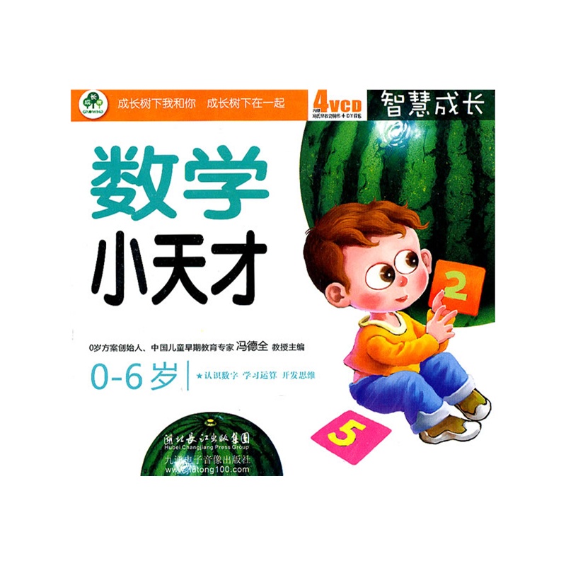 数学小天才:0-6岁(促销特价)(4vcd)