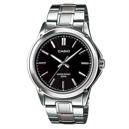卡西欧(casio)正品时尚男士手表商务钢带皮带男表 mtp-1380l-7a