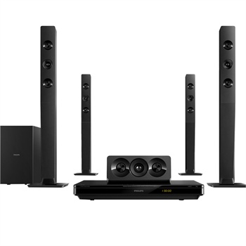 飞利浦(philips) htb3570 3d蓝光5.1声道家庭影院套装音响黑色