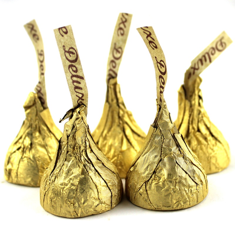 好时巧克力臻吻 榛仁夹心牛奶大颗500g 散装