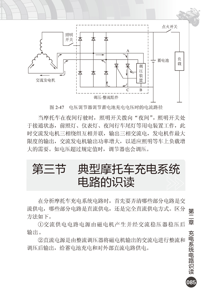 轻松看懂摩托车电路图 杨智勇