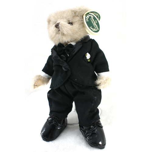 贝瑞 黑色西装泰迪熊 男款 8寸