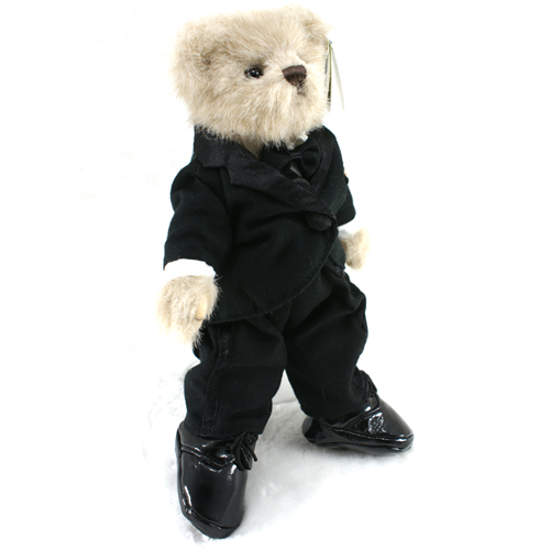 bearington 贝瑞 黑色西装泰迪熊 男款 8寸 25cm x 6cm支持货到付款